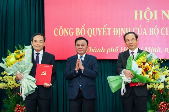 Ông Trần Lưu Quang làm Bí thư Thành ủy TP.HCM