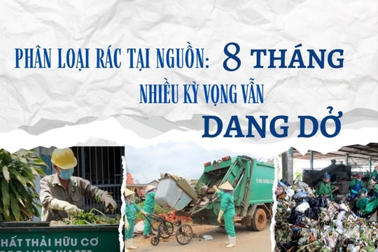 Phân loại rác tại nguồn: 8 tháng nhìn lại, nhiều kỳ vọng vẫn dang dở