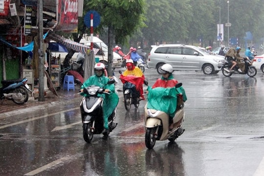 Dự báo thời tiết Hà Nội ngày 28/8/2025: Mưa tập trung vào đêm và sáng