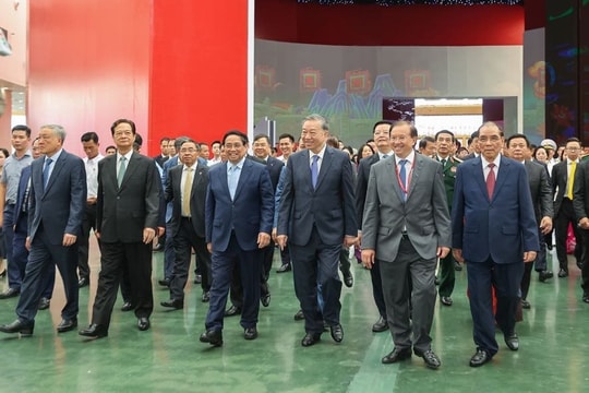 Lãnh đạo Đảng, Nhà nước tham quan Triển lãm '80 năm hành trình Độc lập - Tự do - Hạnh phúc'