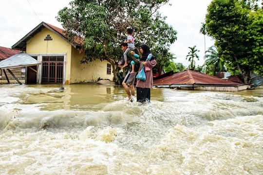 Indonesia: Mưa lớn gây ngập lụt nghiêm trọng ở Bali