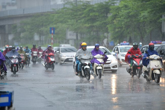 Miền Bắc chuẩn bị đón đợt mưa dông kéo dài
