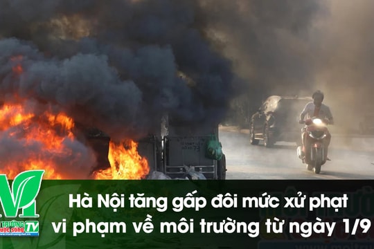 [VIDEO] Hà Nội tăng gấp đôi mức xử phạt vi phạm về môi trường từ ngày 1/9