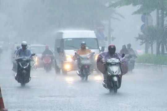 Miền Bắc duy trì mưa dông diện rộng đến cuối tháng 9