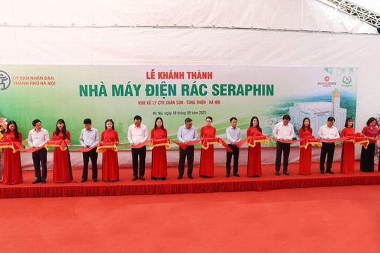 Nhà máy điện rác Seraphin chính thức đi vào hoạt động