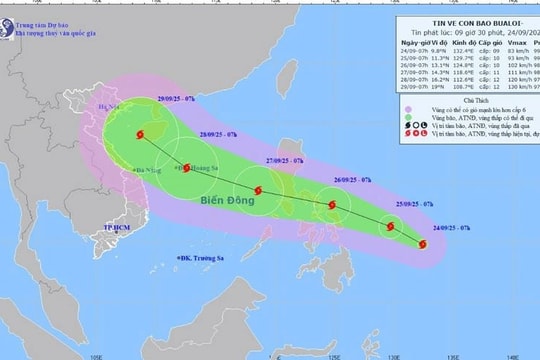 Biển Đông tiếp tục chuẩn bị ứng phó với cơn bão số 10 - Bualoi