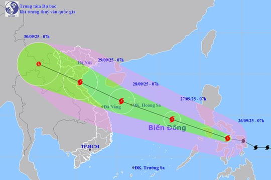 Gấp rút chuẩn bị ứng phó với bão Bualoi