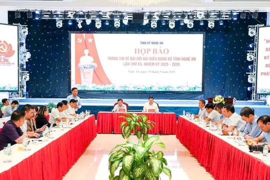 Đại hội Đảng bộ tỉnh Nghệ An lần thứ XX: Khát vọng trở thành cực tăng trưởng quốc gia