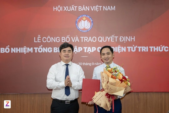 Ông Lâm Quang Hiếu được bổ nhiệm làm Tổng biên tập Tạp chí điện tử Tri Thức