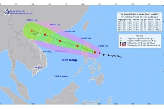 Bão Matmo vào vịnh Bắc Bộ: Giảm cấp gió nhưng vẫn ảnh hưởng trên diện rộng