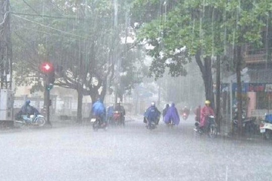 Dự báo thời tiết Hà Nội ngày 06/10/2025: Mưa to đến rất to