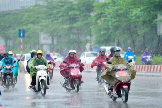 Dự báo thời tiết Hà Nội ngày 07/10/2025: Có mưa vừa, mưa to và dông