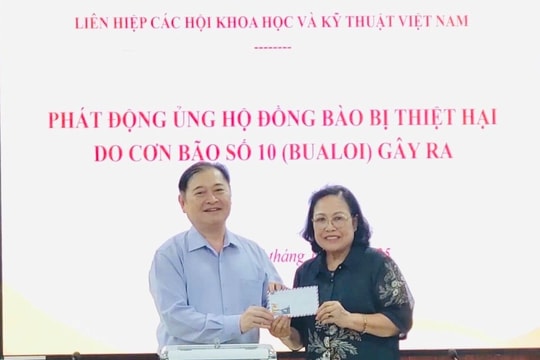 Liên hiệp Hội Việt Nam phát động ủng hộ đồng bào bị thiệt hại do bão số 10