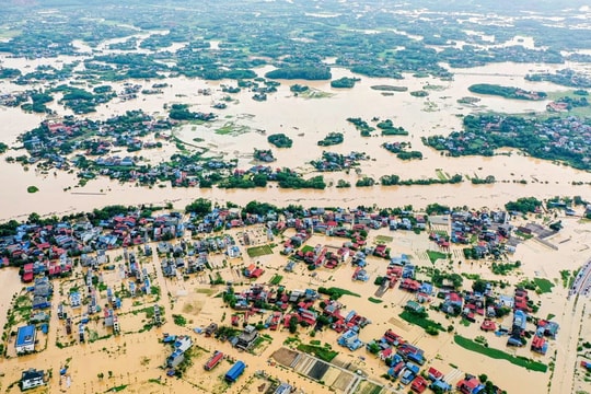 Thái Nguyên: Mưa lớn gây vượt lũ lịch sử