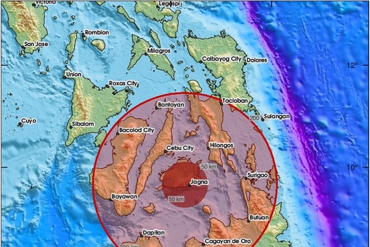 Philippines động đất 7,6 độ, nhiều nước cảnh báo sóng thần