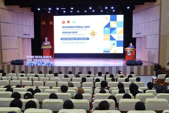 Lễ mít tinh hưởng ứng Ngày Quốc tế giảm nhẹ rủi ro thiên tai 13/10 – Kêu gọi đầu tư cho khả năng chống chịu cộng đồng