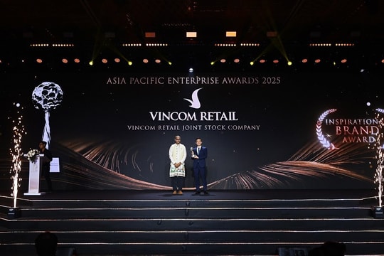 Vincom Retail - Biểu tượng bất động sản bán lẻ Việt chinh phục giải thưởng “Thương hiệu Truyền cảm hứng châu Á 2025”