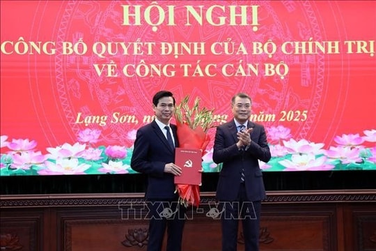 Đồng chí Hoàng Quốc Khánh giữ chức Bí thư Tỉnh ủy Lạng Sơn