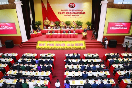 Đại hội đại biểu Đảng bộ Thanh Hóa nhiệm kỳ 2025-2030 chính thức khai mạc