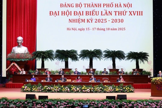 Khai mạc Đại hội Đại biểu Đảng bộ TP Hà Nội, Tổng Bí thư Tô Lâm tới dự