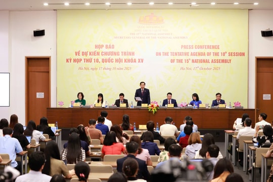 Sáng ngày 20/10, chính thức khai mạc Kỳ họp thứ 10, Quốc hội khóa XV