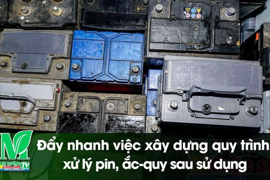 [VIDEO] Đẩy nhanh việc xây dựng quy trình xử lý pin, ắc-quy sau sử dụng