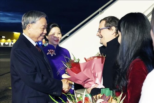 Tổng Bí thư Tô Lâm đến Thủ đô Helsinki, bắt đầu chuyến thăm chính thức Cộng hòa Phần Lan
