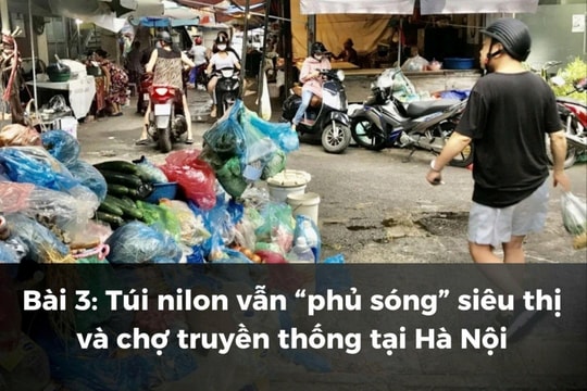 Bài 3: Túi nilon vẫn ‘phủ sóng’ siêu thị và chợ truyền thống tại Hà Nội