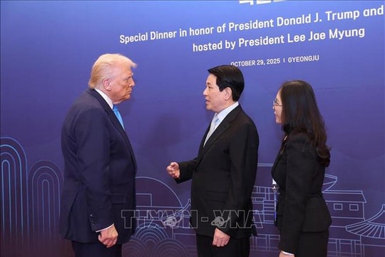 Chủ tịch nước Lương Cường gặp Tổng thống Hoa Kỳ Donald Trump Chủ tịch nước Lương Cường gặp Tổng thống Hoa Kỳ Donald Trump