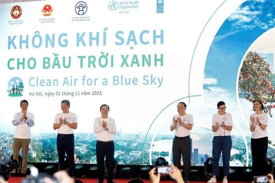 Hà Nội lan tỏa thông điệp “Không khí sạch cho bầu trời xanh” Hà Nội lan tỏa thông điệp “Không khí sạch cho bầu trời xanh”