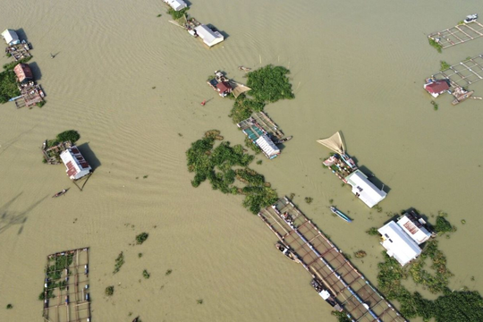 Nguy cơ ngập sâu vùng hạ du sông Đồng Nai do triều cường và thủy điện xả lũ