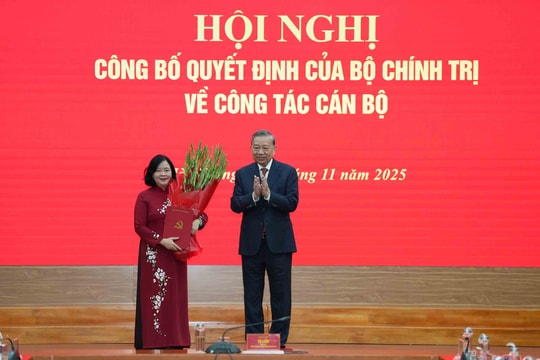 Bà Bùi Thị Minh Hoài được chỉ định làm Bí thư Đảng ủy Mặt trận Tổ quốc Việt Nam