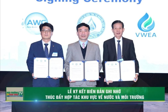 [VIDEO] Lễ ký kết biên bản ghi nhớ thúc đẩy hợp tác khu vực về nước và môi trường