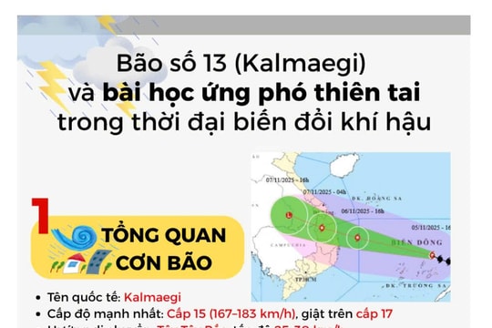 [Infographic] Bão số 13 và bài học ứng phó thiên tai trong thời đại biến đổi khí hậu