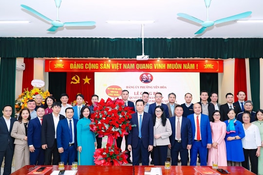 Chính thức thành lập Đảng bộ Doanh nghiệp phường Yên Hòa