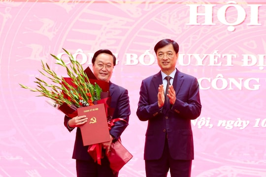 Điều động đồng chí Nguyễn Đức Trung giữ chức Phó Bí thư Thành ủy Hà Nội