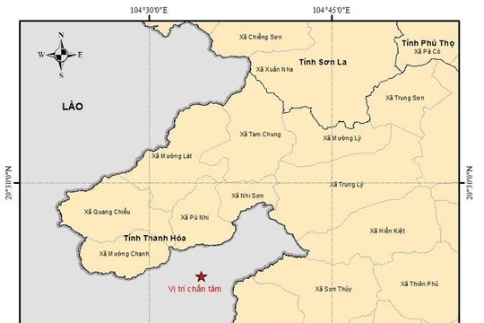 Động đất 4,8 độ tại Lào, nhiều nơi ở Việt Nam cảm nhận rung lắc