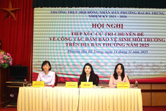 Cử tri phường Hai Bà Trưng kiến nghị hàng loạt vấn đề về vệ sinh môi trường