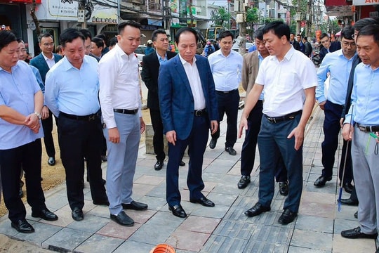 Bí thư Hải Phòng thị sát, yêu cầu đẩy nhanh các dự án ứng phó biến đổi khí hậu