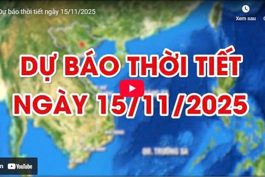 Dự báo thời tiết ngày 15/11/2025: Sáng và đêm trời lạnh, ngày nắng