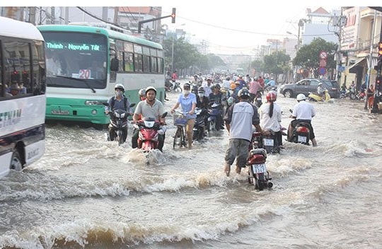 Miền Tây đối mặt triều cường dâng cao, nguy cơ ngập sâu trên diện rộng