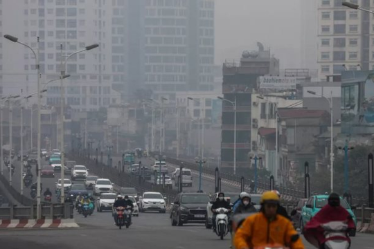 Hà Nội ghi nhận chất lượng không khí ở mức xấu, có hại cho sức khỏe