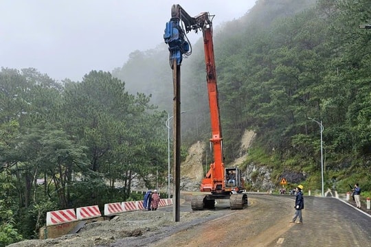 Từ 13h chiều nay bắt đầu khôi phục lưu thông trên đèo Prenn
