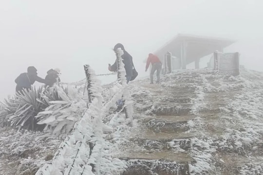 Miền Bắc chuẩn bị bước vào đợt rét khô kéo dài, sương muối xuất hiện dày đặc