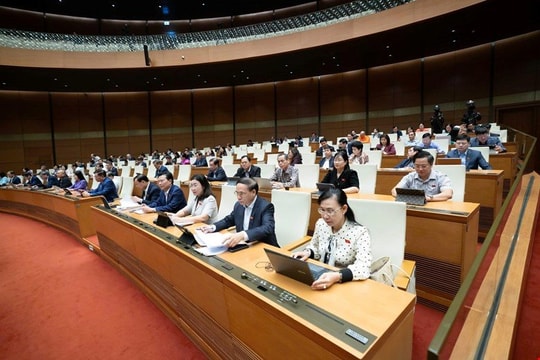 Sáng nay Quốc hội biểu quyết thông qua việc sửa đổi, bổ sung Chương trình kỳ họp thứ 10