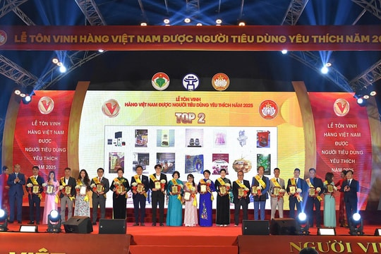 Gạo HAPRO thượng hạng ST25 được vinh danh TOP 2 “Hàng việt nam được người tiêu dùng yêu thích” năm 2025