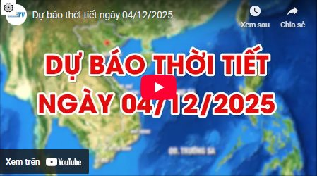 Dự báo thời tiết ngày 4/12/2025: Hà Nội ngày có mưa, trời rét