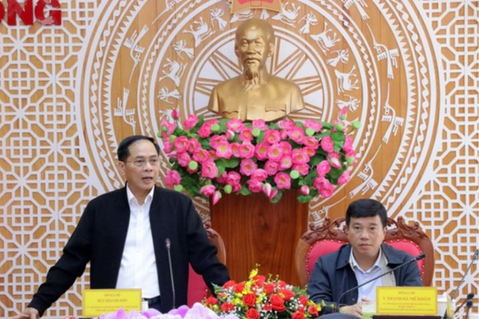 Phó Thủ tướng Bùi Thanh Sơn làm việc tại tỉnh Lâm Đồng về công tác khắc phục thiên tai