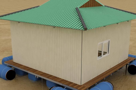 Các địa phương hoàn thành công bố thiết kế mẫu nhà chống bão lụt