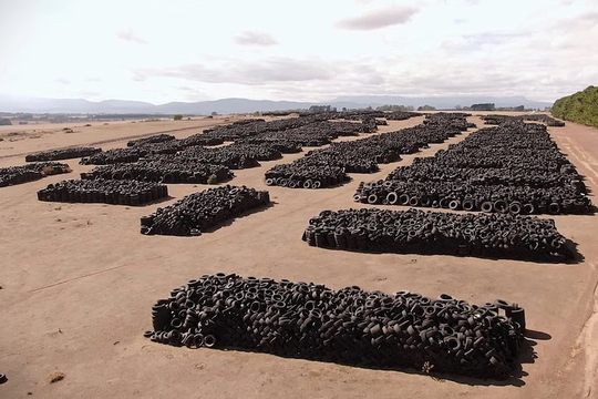 Australia tái chế lốp xe thành vật liệu xây đường bền vững